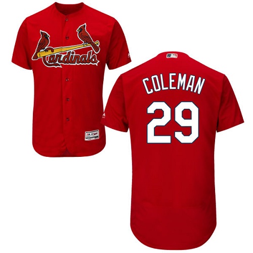Cardinals #29 Vince Coleman Red Flexbase Authentic Collection Stitched MLB Jersey